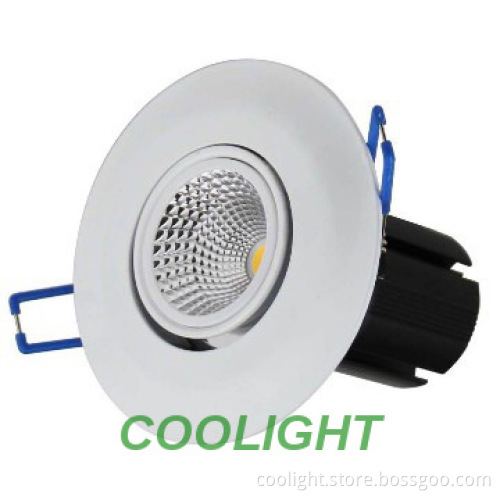 CE ROHS 8W dimmable 4000K 360degree led COB Ceiling light